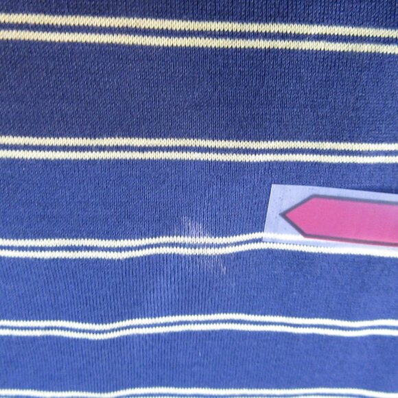 Polo Golf Ralph Lauren Men's Polo Shirt Large Blue Striped Kiawah Golfer Shirt - Picture 5 of 11
